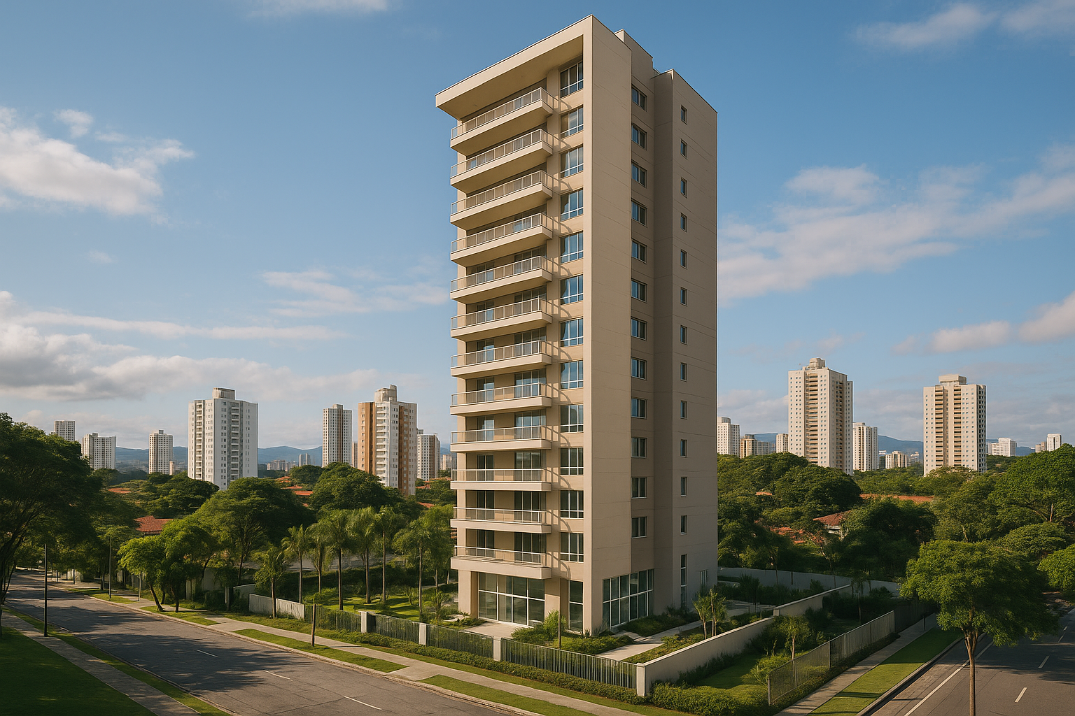 Imagem gerada por IA para São José dos Campoa foi eleita a cidade inteligente ganhando vários prêmios sobre isso, as pessoas de outras cidades e Estados vêm procurado morar aqui e a procupor imóveis esta em alta