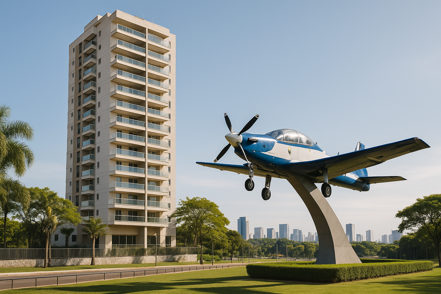 Imagem gerada por IA para Como a Embraer ajuda a colocar São José dos Campos no mapa de quem busca morar e investir bem