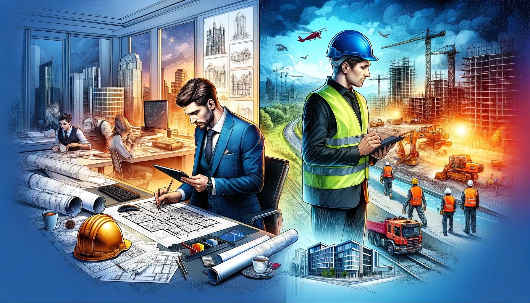 Arquiteto vs. Engenheiro Civil: Entendendo as Diferenças